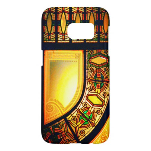 Victorian stained glass door elegant samsung galaxy s7 case