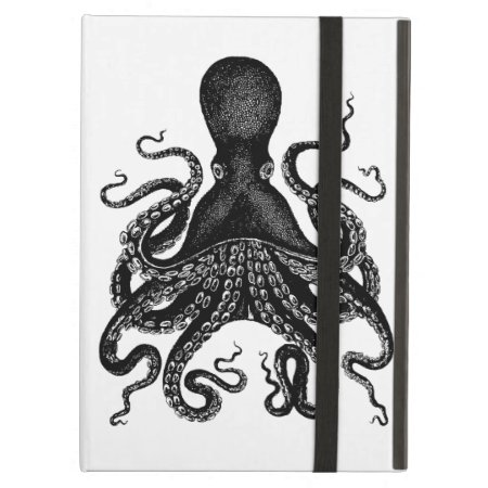 Victorian Steampunk Octopus Kraken Ipad Case