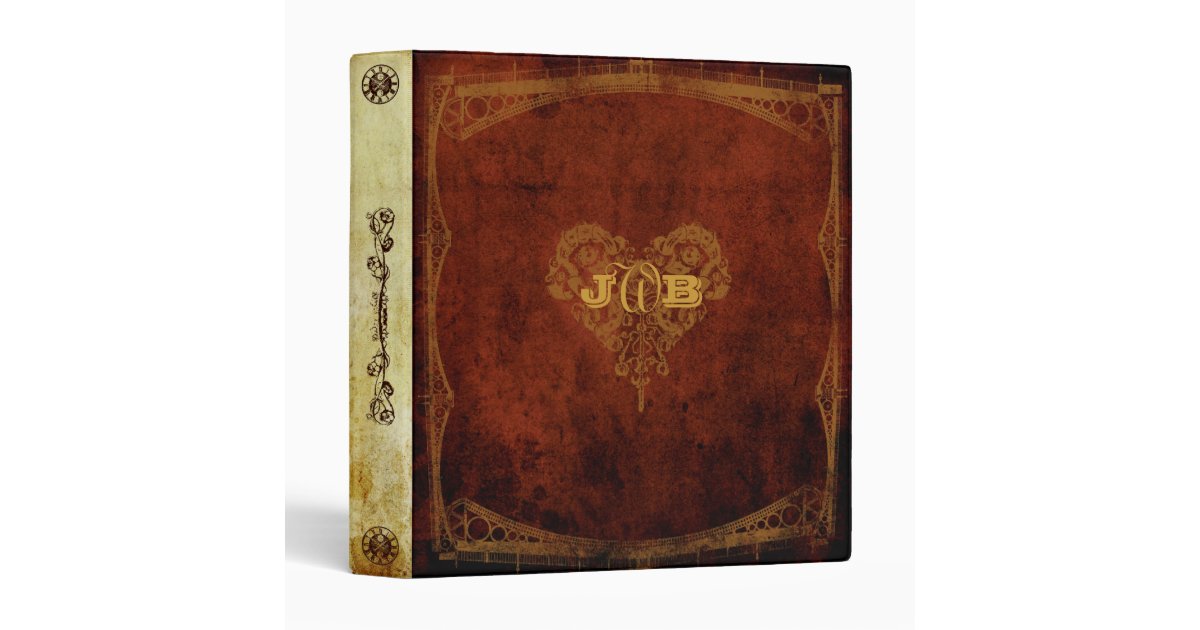 Victorian Steampunk Wedding Binder | Zazzle