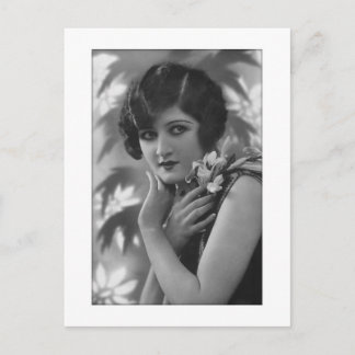 Victorian stunning in black and white postcard