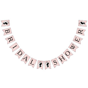 Victorian Style 60s Cameo bunting banner