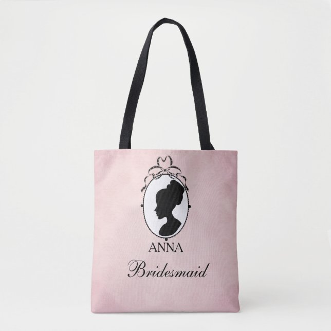 Victorian Style 60s Cameo Tote Bag (Front)