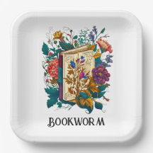 Victorian style Bookworm design