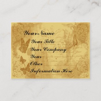 Victorian Style Business Profile Card Template by DesignsbyLisa at Zazzle