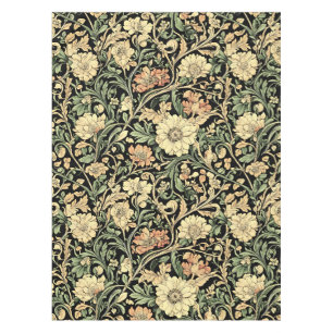 Victorian-style floral pattern  tablecloth