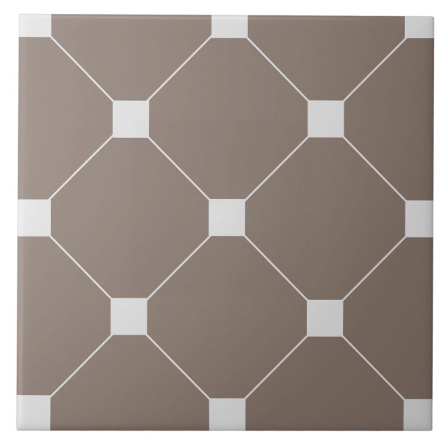 Victorian Style Geometric Pattern  Tile (Front)