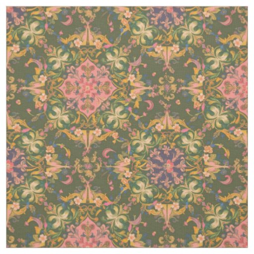 victorian style inspired pattern  fabric