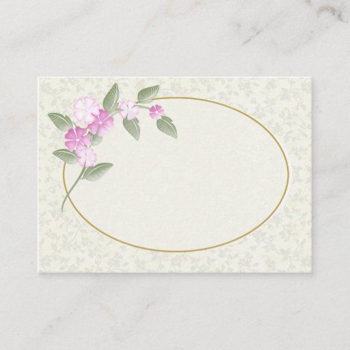 Customizable Victorian style Name Place Cards Business Card Templates