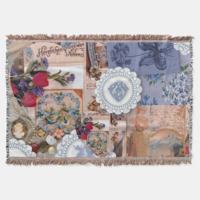 Victorian Style Throw Blanket (Front)