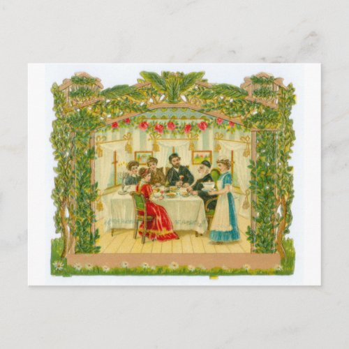 Victorian Sukkot Postcard