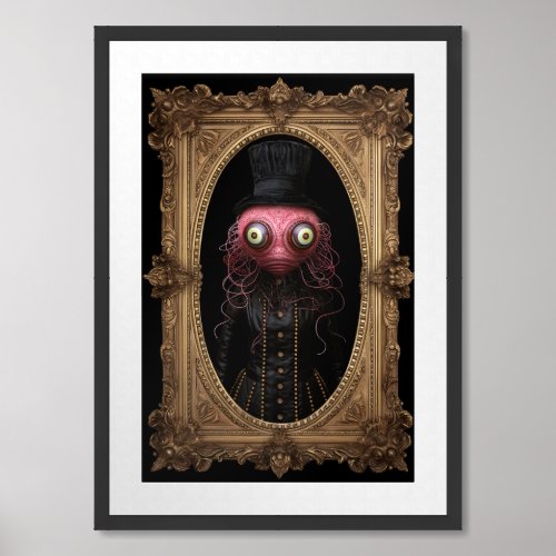 Victorian Surreal Mystic Gothic Dark Fantasy Baron Framed Art