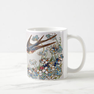 Victorian Swallows Gift Mug