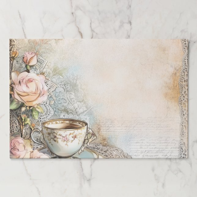 Victorian Tea Party Tearaway Paper Pad (Front)
