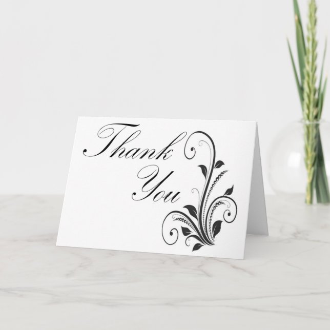 Victorian Thank You Card (Front)