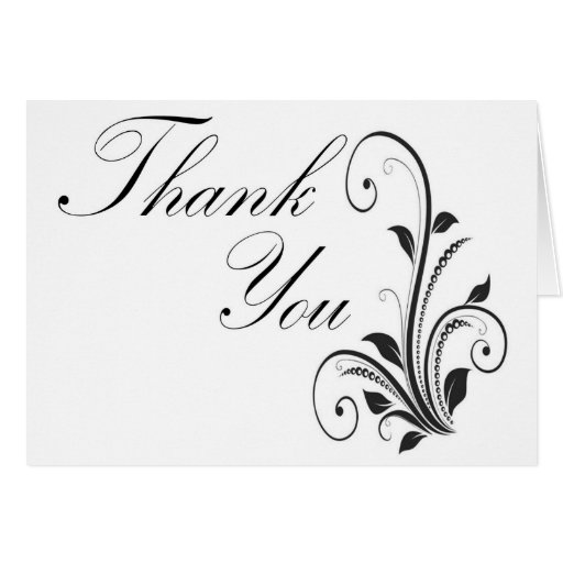 Victorian Thank You Card | Zazzle