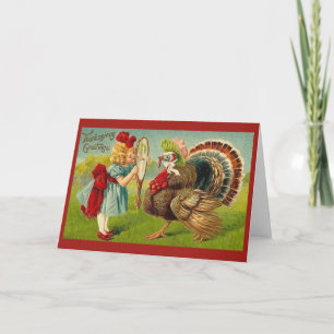 Victorian Thanksgiving Greeting Card