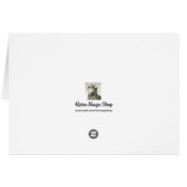 Victorian Thanksgiving Greeting Card (Back Horizontal)