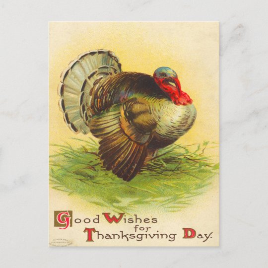 Victorian Thanksgiving Postcards | Zazzle.com