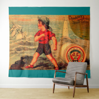 Victorian trade card Chadwick’s Spool Cotton Tapestry