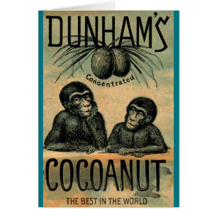 Victorian trade card: Dunham’s Cocoanut
