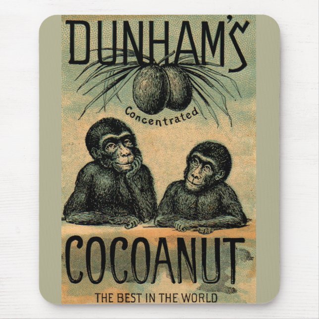 Victorian trade card: Dunham’s Cocoanut Mouse Pad (Front)