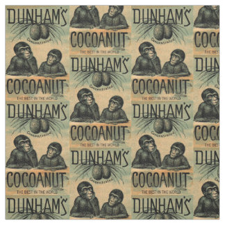 Victorian trade card: Dunham’s Cocoanut print Fabric