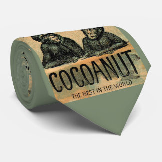 Victorian trade card: Dunham’s Cocoanut print Neck Tie