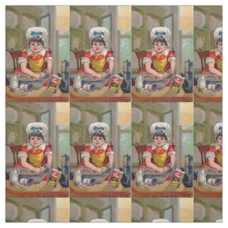 Victorian trade card for Ivorine soap Fabric