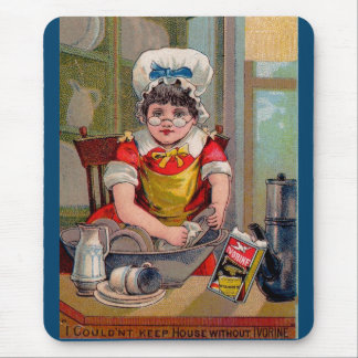 Victorian trade card for Ivorine soap Mouse Pad