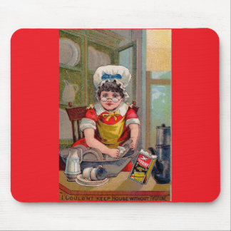 Victorian trade card for Ivorine soap Mouse Pad