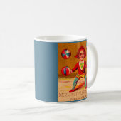 Victorian trade card juggler Darlington, Runk & Co Coffee Mug (Front Right)