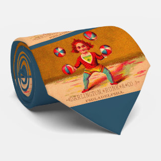 Victorian trade card juggler Darlington, Runk & Co Neck Tie