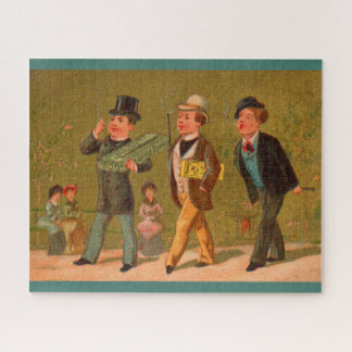 Victorian trade card Little Beauties cigarets Jigsaw Puzzle