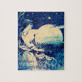 Victorian trade card Oliver Chilled Plow Jigsaw Puzzle