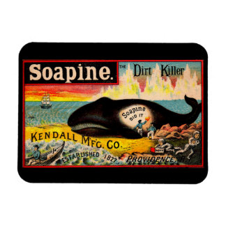 Victorian trade card Soapine the Dirt Killer Magnet