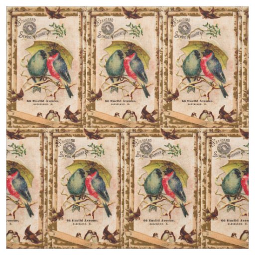 Victorian trade card Standard Sewing Machine Co. Fabric