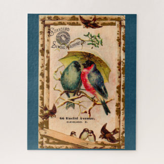 Victorian trade card Standard Sewing Machine Co. Jigsaw Puzzle