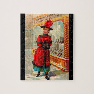 Victorian trade card: Woonsocket Specialties Jigsaw Puzzle