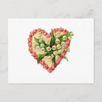 Victorian Valentine Heart Holiday Postcard by TO_photogirl at Zazzle
