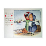 Victorian Valentine Holiday Postcard Victorian Valentine Holiday Postcard