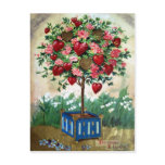 Victorian Valentine Holiday Postcard Victorian Valentine Holiday Postcard