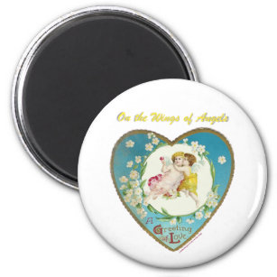 Victorian Valentine On the Angels of Angels Gifts Magnet