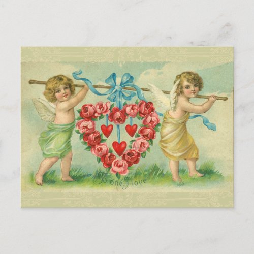 Victorian Valentine Postcard