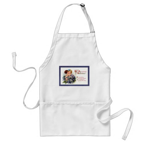 Victorian Valentine The Bliss of Kisses  Gifts Adult Apron