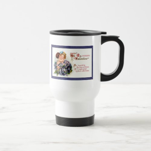 Victorian Valentine The Bliss of Kisses  Gifts Travel Mug