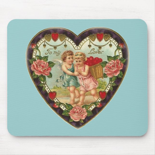 Victorian Valentine To My Love II Mouse Pad (Front)