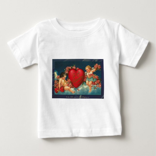 Victorian Valentine To My Valentine Baby T-Shirt (Front)