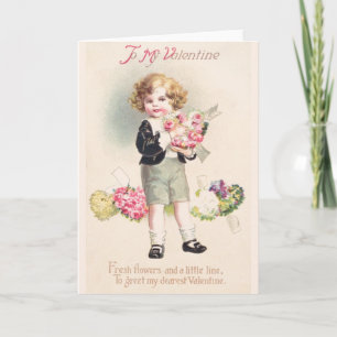 Victorian Valentine's Day Card
