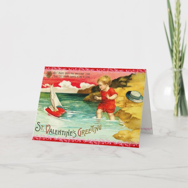 Victorian Valentine's Day Card (Front)