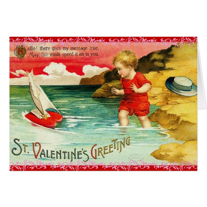 Victorian Valentine's Day Card